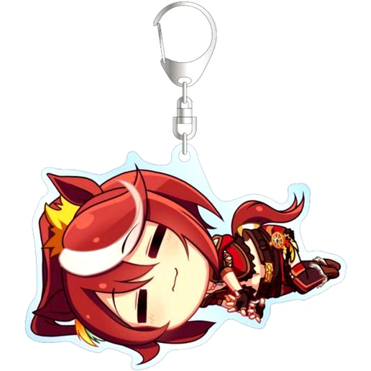 Tokai Teio Umamusume Pretty Derby Season 2 Chibi Coro Big Acrylic Keychain [USED]
