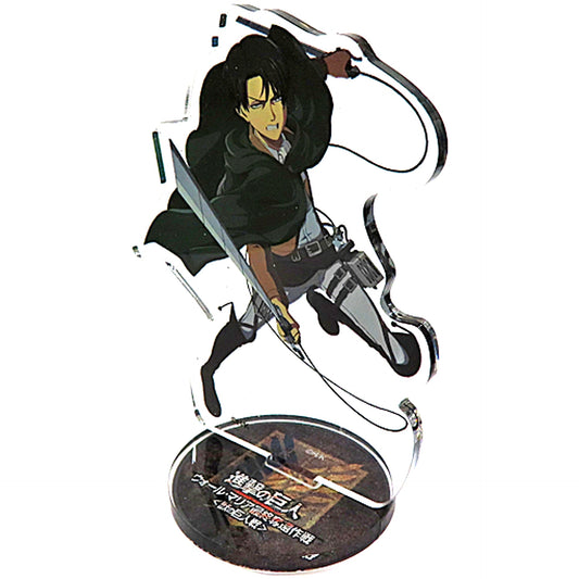 Levi Ackerman Attack on Titan x hexaride Wall Maria Final Reclamation Operation Beast Titan Battle Virtual 3D Figure Acrylic Stand [USED]