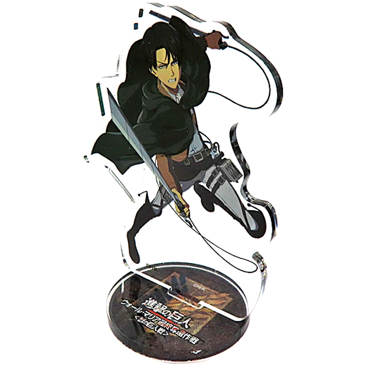 Levi Ackerman Attack on Titan x hexaride Wall Maria Final Reclamation Operation Beast Titan Battle Virtual 3D Figure Acrylic Stand [USED]
