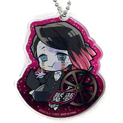 Enmu Wheels Demon Slayer: Kimetsu no Yaiba Mugen Train Arc Pita! Deforme Acrylic Keychain [USED]