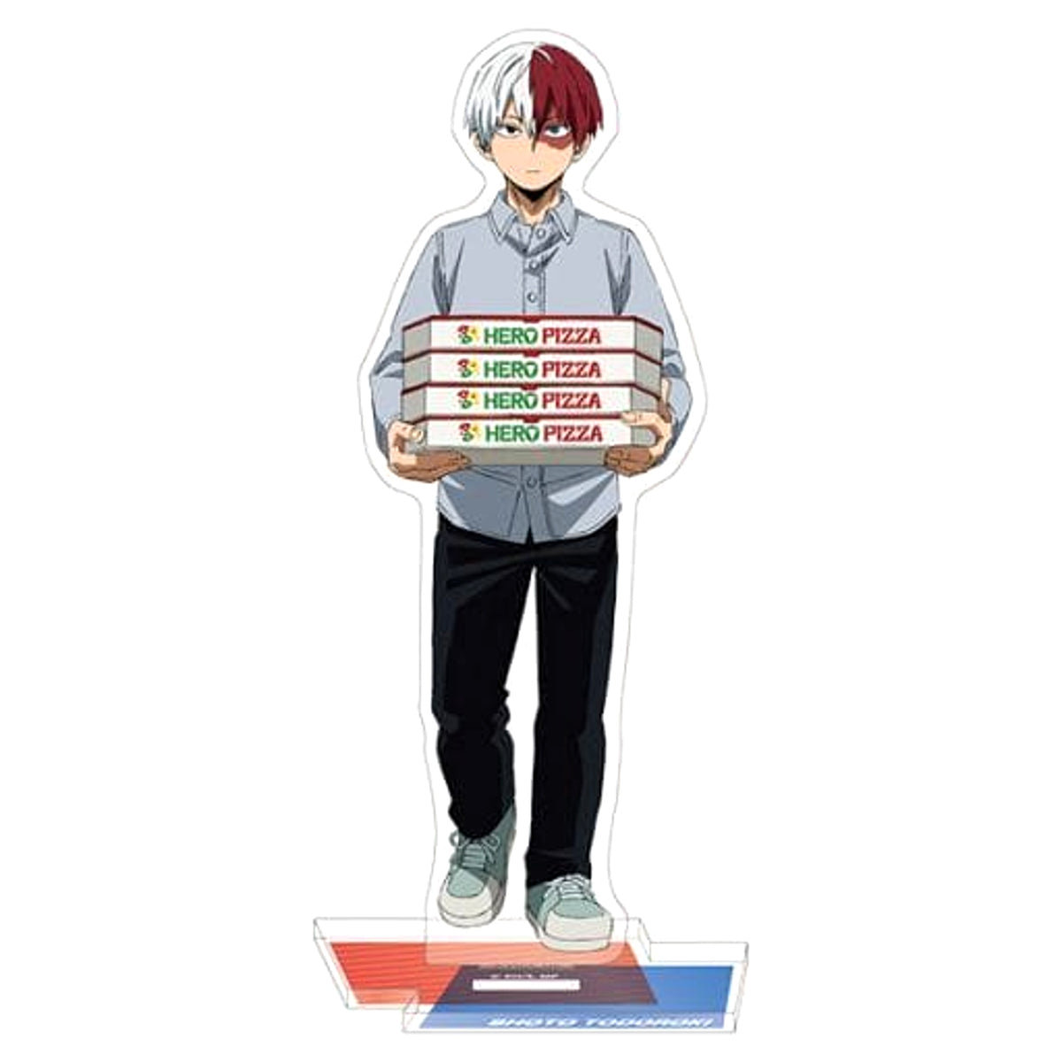 My Hero Academia Shoto Todoroki Holding a Pizza Acrylic Stand Acrylic Stands [USED]