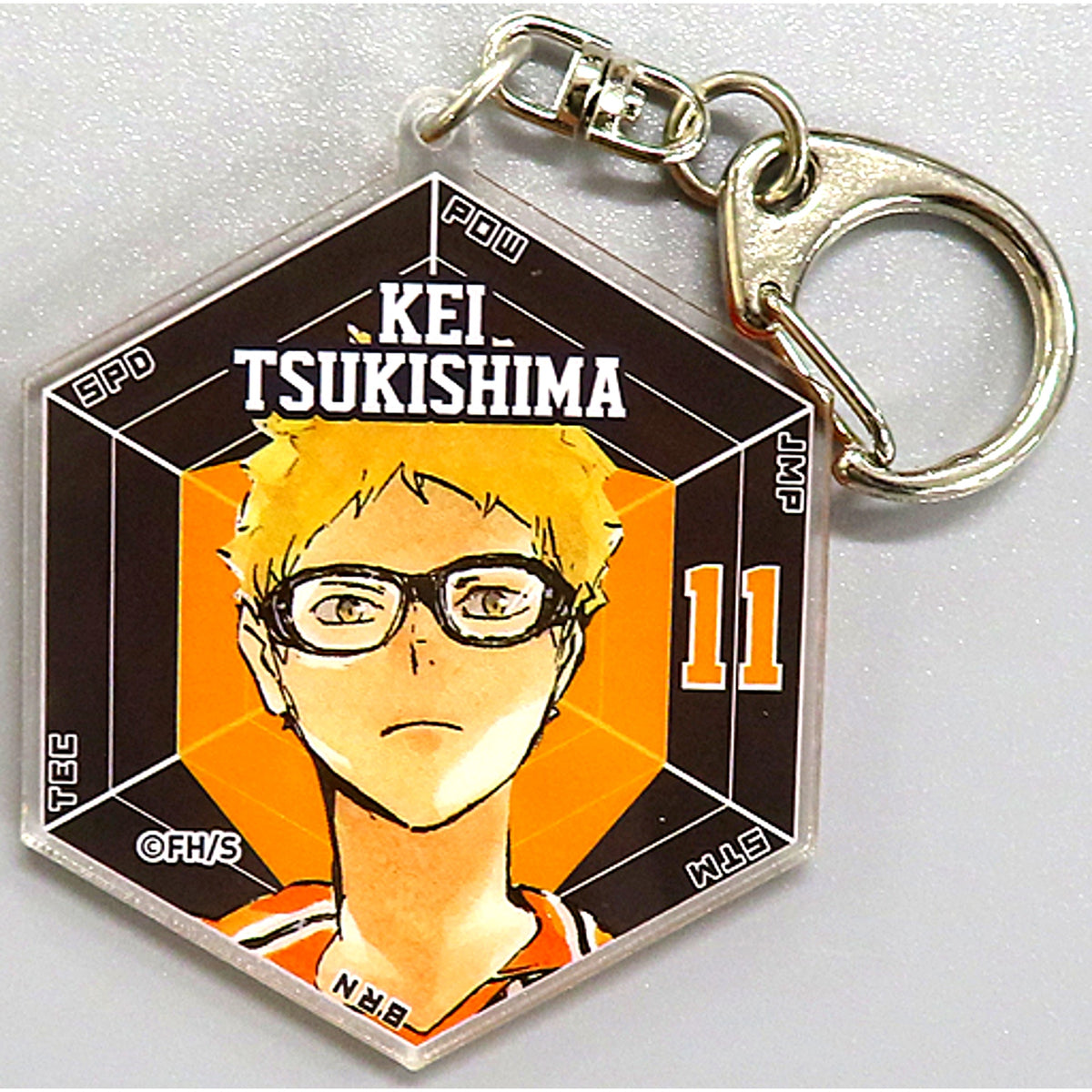 Kei Tsukishima Haikyu!! Acrylic Keychain [USED]