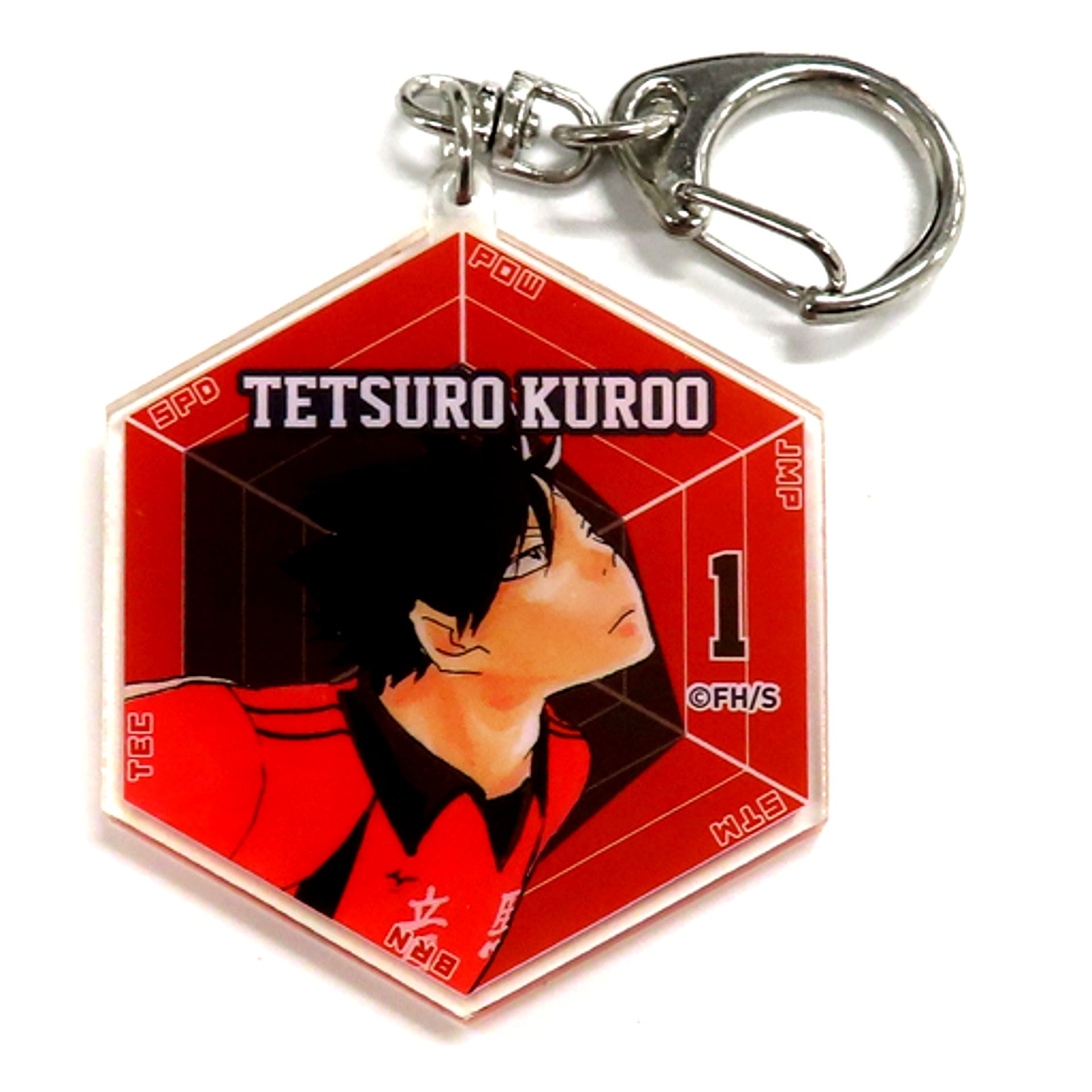 Tetsuro Kuroo Haikyu!! Acrylic Keychain [USED]