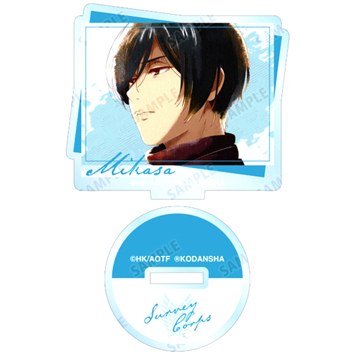 Mikasa Ackerman Attack on Titan Trading Ani-Art Aqua Label Acrylic Stand [USED]