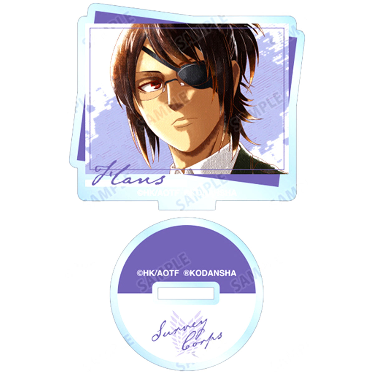 Hange Zoe Attack on Titan Trading Ani-Art Aqua Label Acrylic Stand [USED]