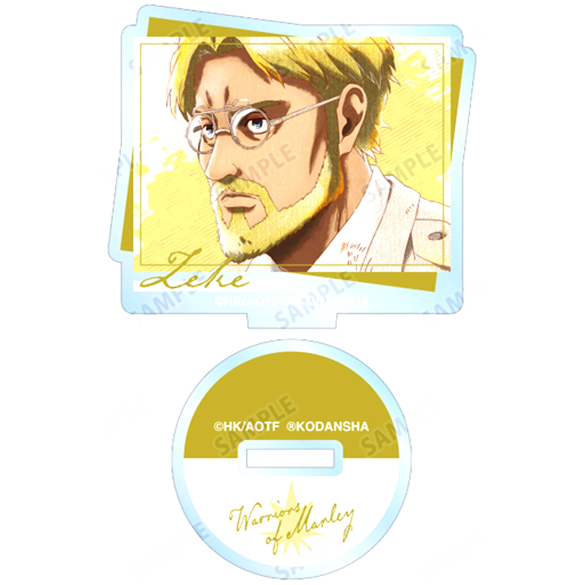 Zeke Yeager Attack on Titan Trading Ani-Art Aqua Label Acrylic Stand [USED]