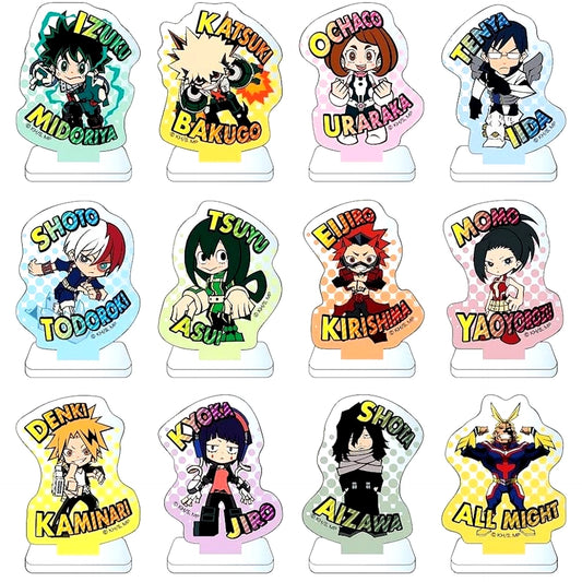 Set of 12 My Hero Academia Acrymini Acrylic Stand [USED]