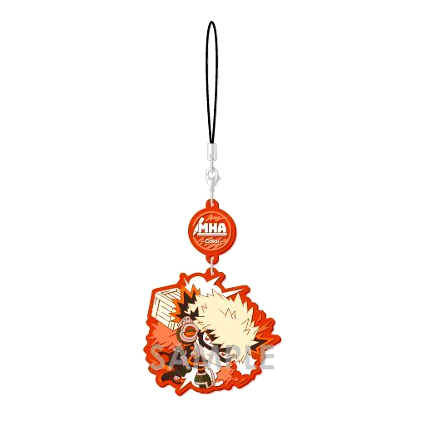 Katsuki Bakugo My Hero Academia Chara Yura Rubber Strap -Color- [USED]