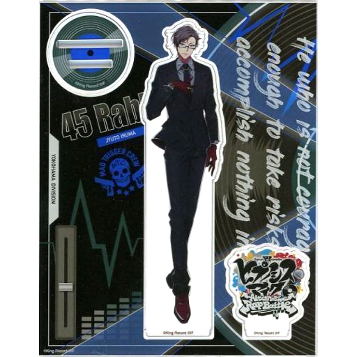 Jyuto Iruma Hypnosismic: Alternative Rap Battle Official Acrylic Stand A.R.B-02 [USED]