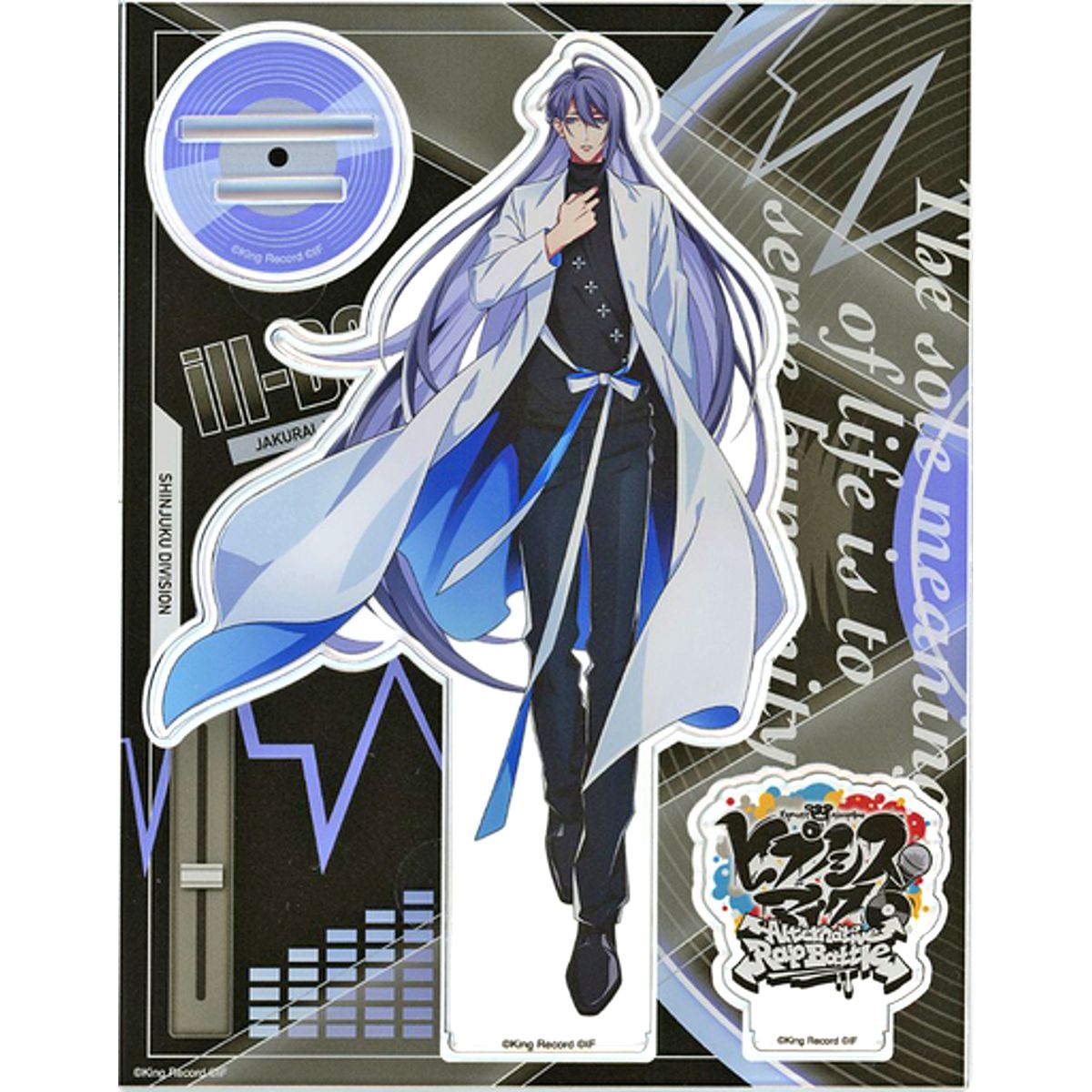 Jakurai Jinguji Official Acrylic Stand A.R.B-02 Hypnosismic: Alternative Rap Battle [USED]