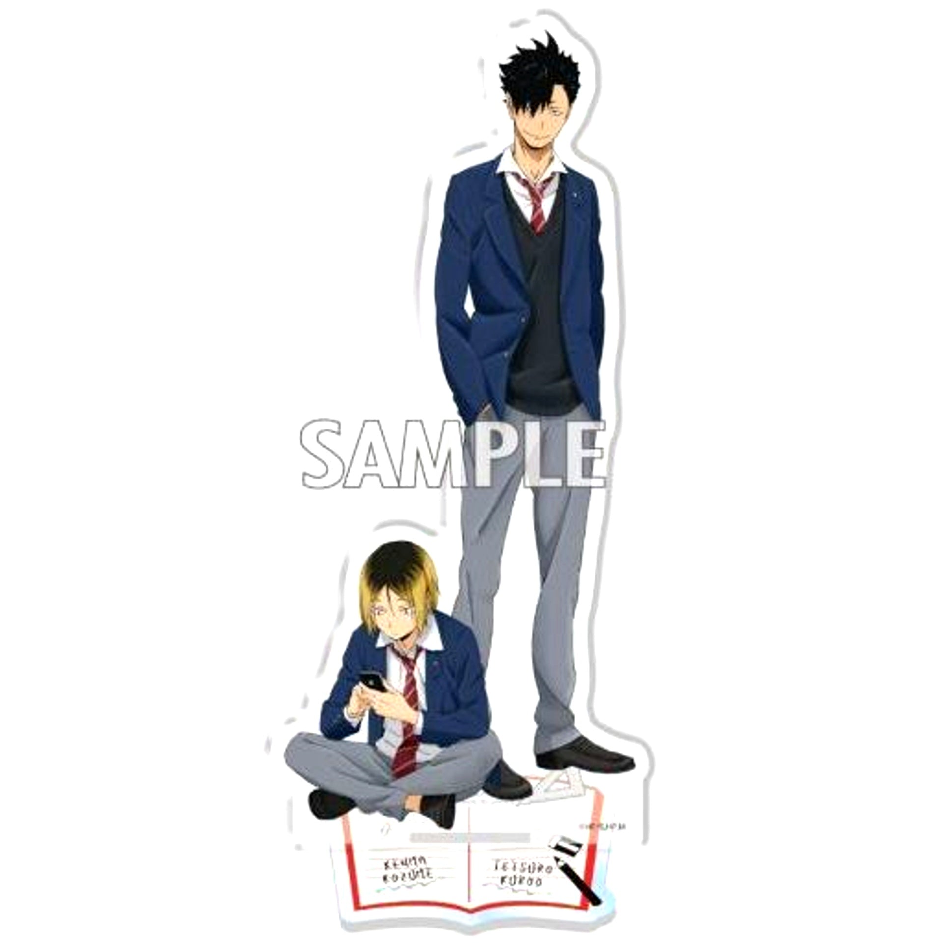 Kuroo & Kozume Uniform Full Body Acrylic Stand Haikyu!! [USED]