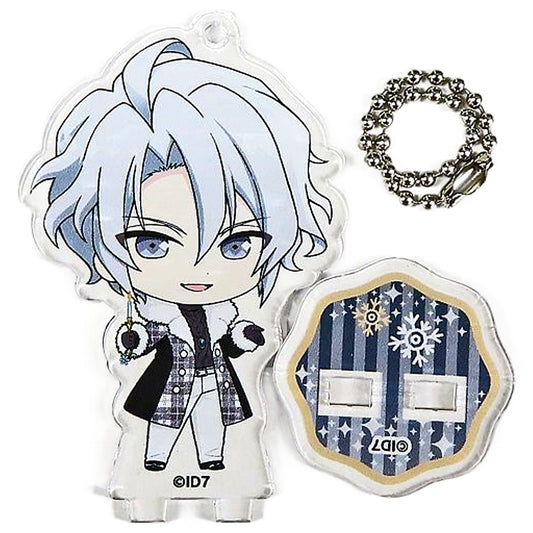 IDOLiSH7 Gaku Yaotome Trading Acrylic Stand Keychain Snowy night dream Ver. Trigger & Re:Vale animate cafe Limited Keychains [USED]