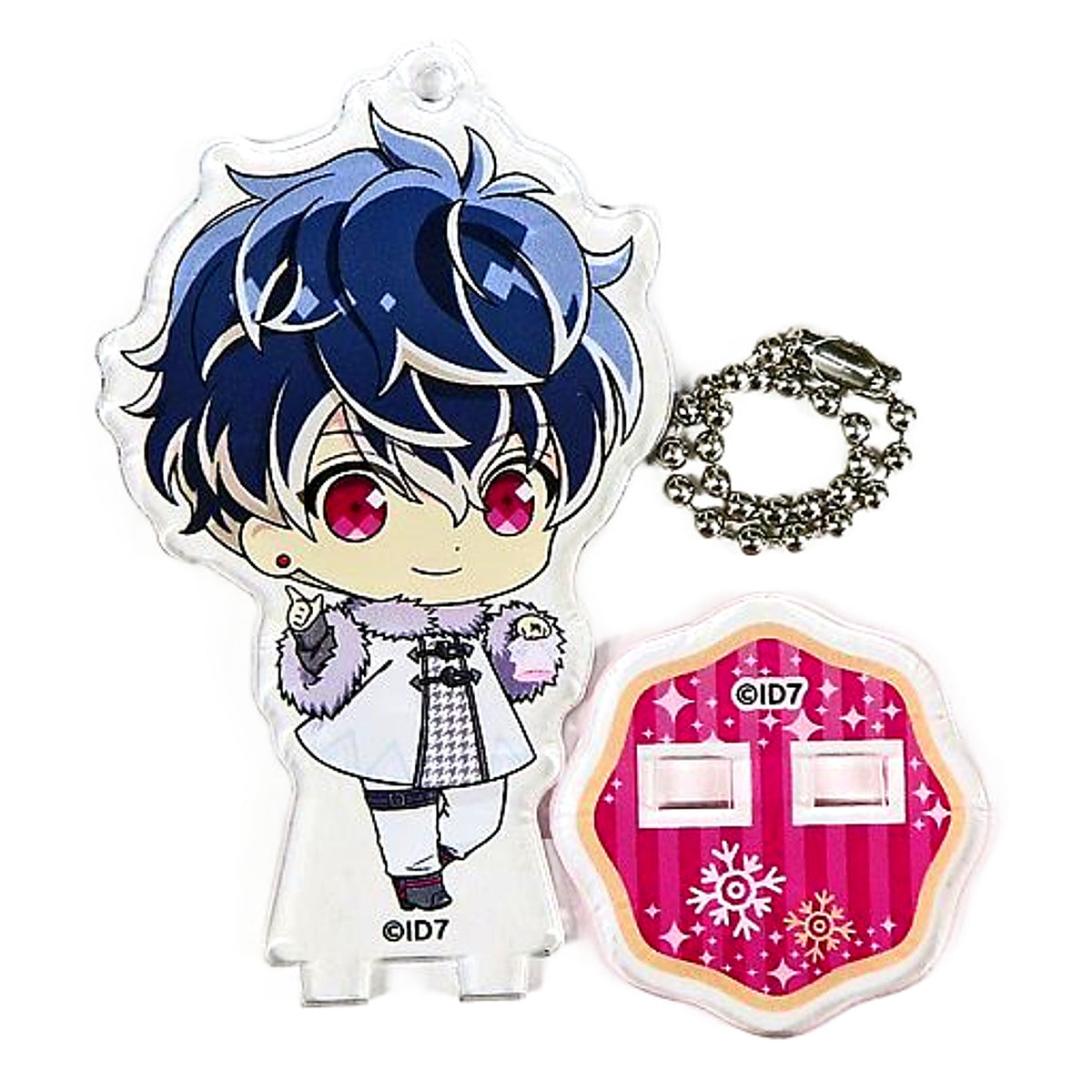 Momo IDOLiSH7 Random Acrylic Stand Keychain Snowy night dream Ver. Trigger & Re:Vale animate cafe Limited [USED]