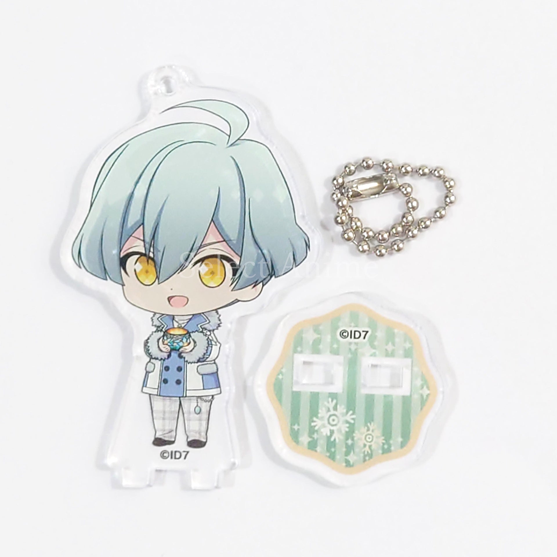 IDOLiSH7 Haruka Isumi Trading Acrylic Stand Keychain Snowy night dream Ver. ZOOL animate cafe Limited Keychains [USED]