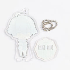 IDOLiSH7 Haruka Isumi Trading Acrylic Stand Keychain Snowy night dream Ver. ZOOL animate cafe Limited Keychains [USED]