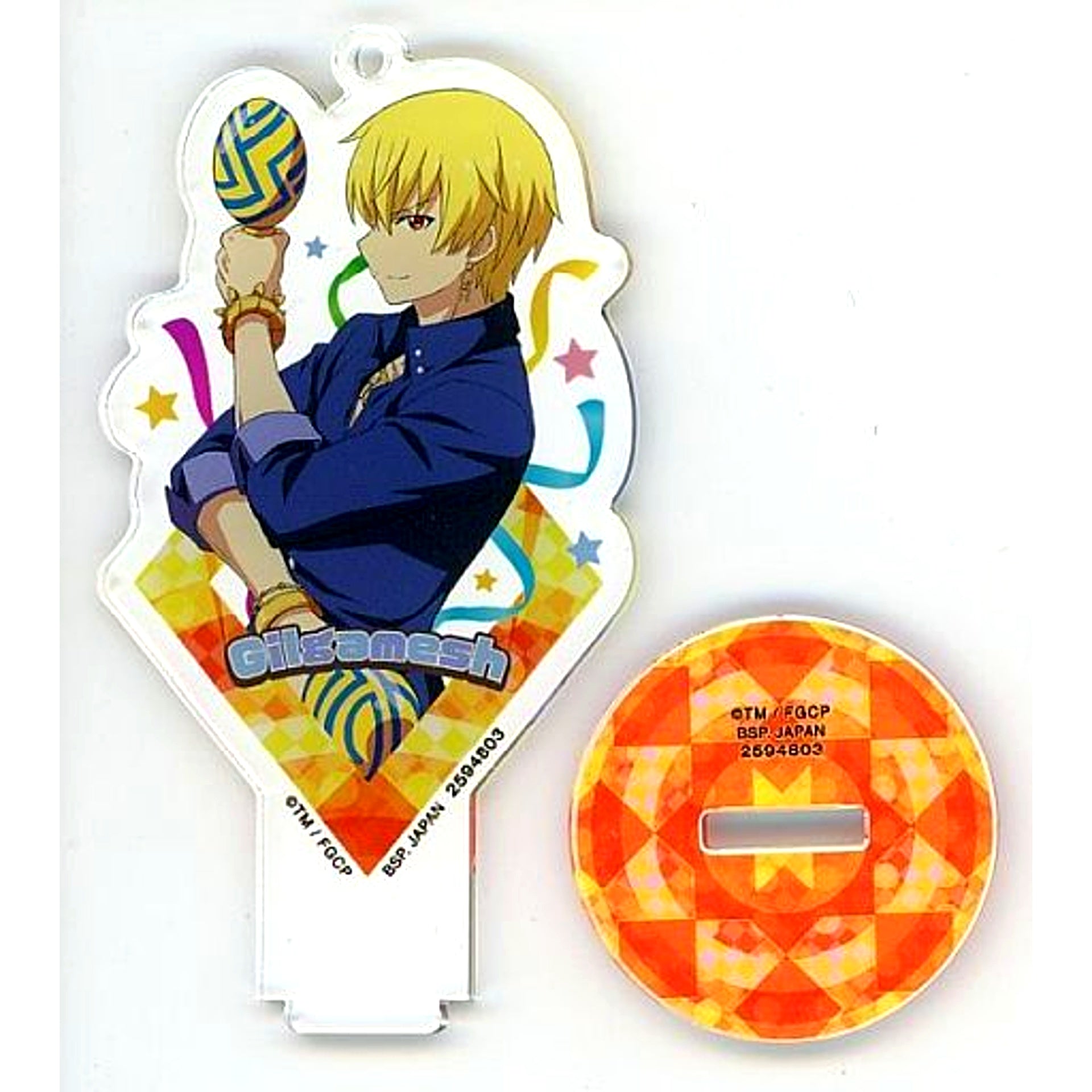 Gilgamesh Fate/Grand Carnival Acrylic Plate with Stand [USED]