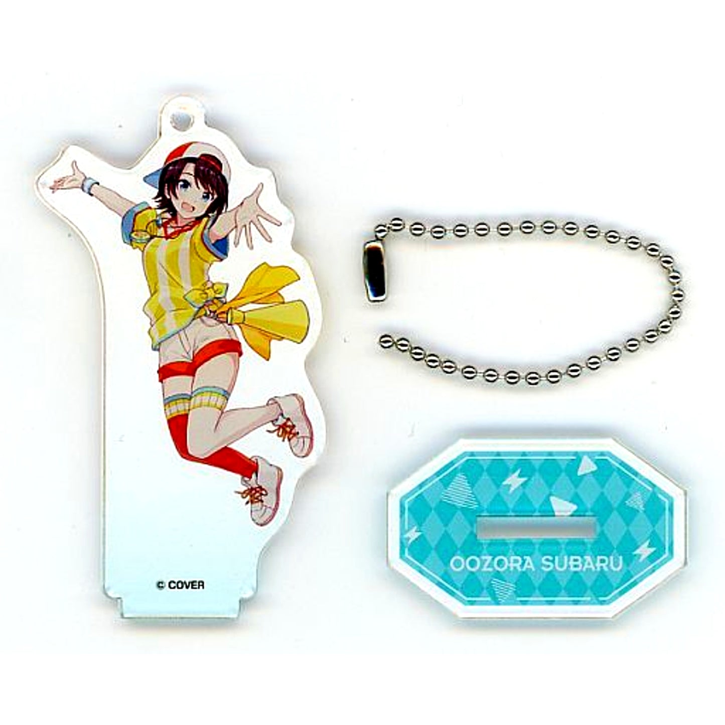 Oozora Subaru hololive Acrylic Stand Keychain Festival Ver. Weiss Schwarz & ReVerse presents hololive Production Festival [USED]