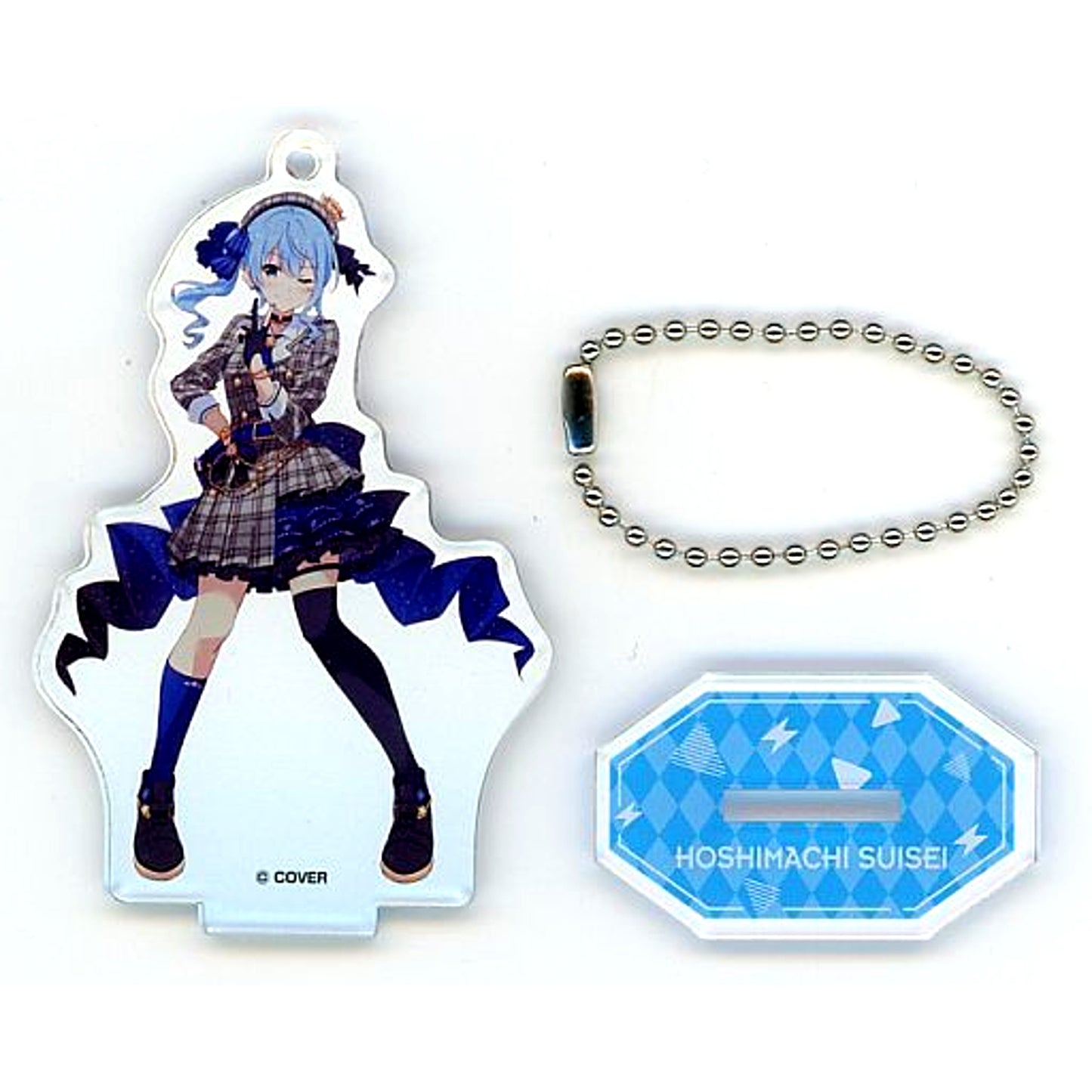 Hoshimachi Suisei hololive Acrylic Stand Keychain Festival Ver. Weiss Schwarz & ReVerse presents hololive Production Festival [USED]