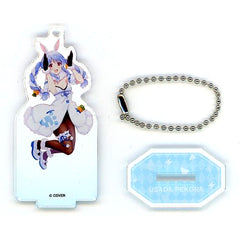 Virtual YouTuber hololive Usada Pekora Acrylic Stand Keyholder Festival Ver. Weiss Schwarz and ReBirth Presents hololive Production Festival [USED]