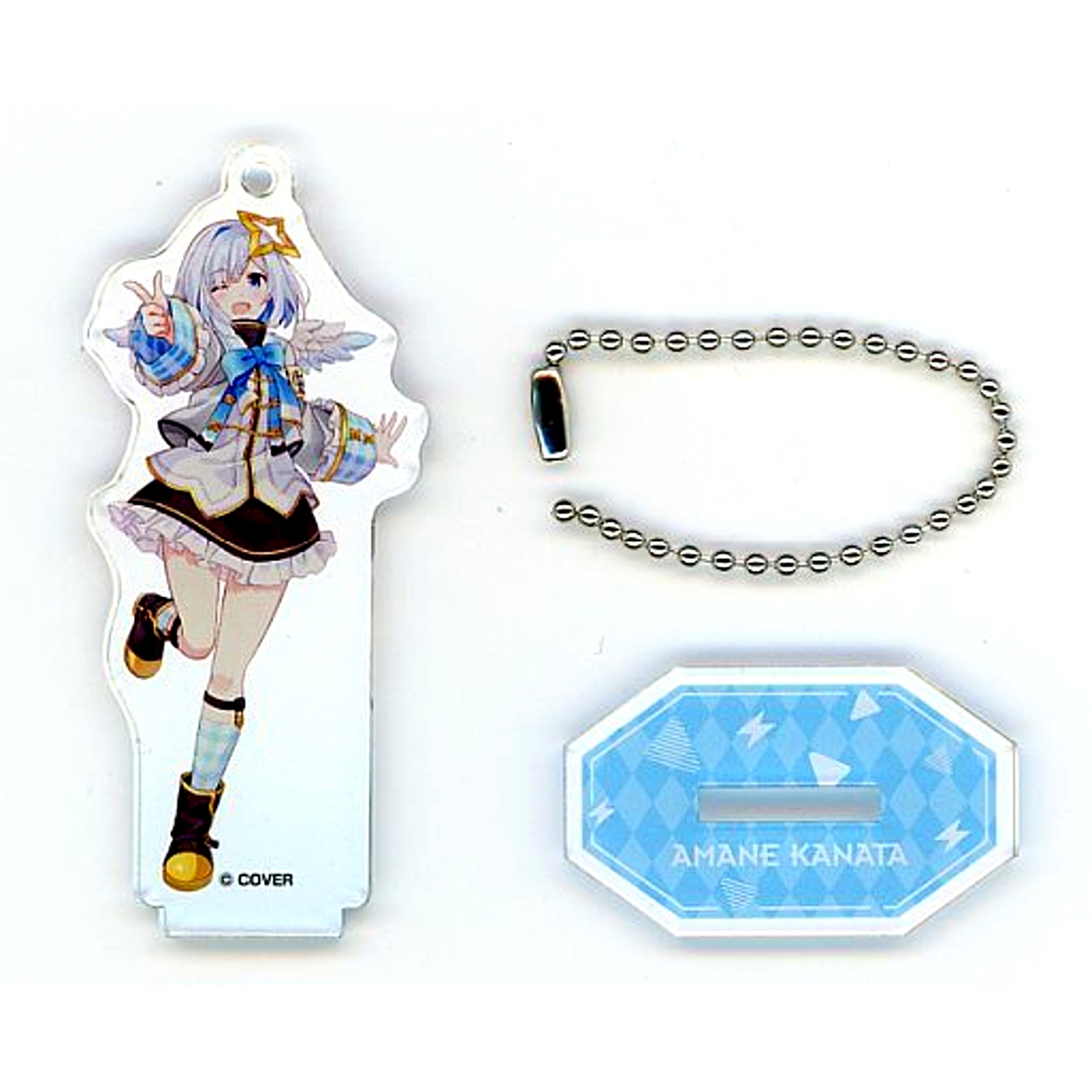 Amane Kanata Festival Ver. Hololive Acrylic Stand Keychain Weiss Schwarz & ReVerse presents Hololive Production Festival [USED]