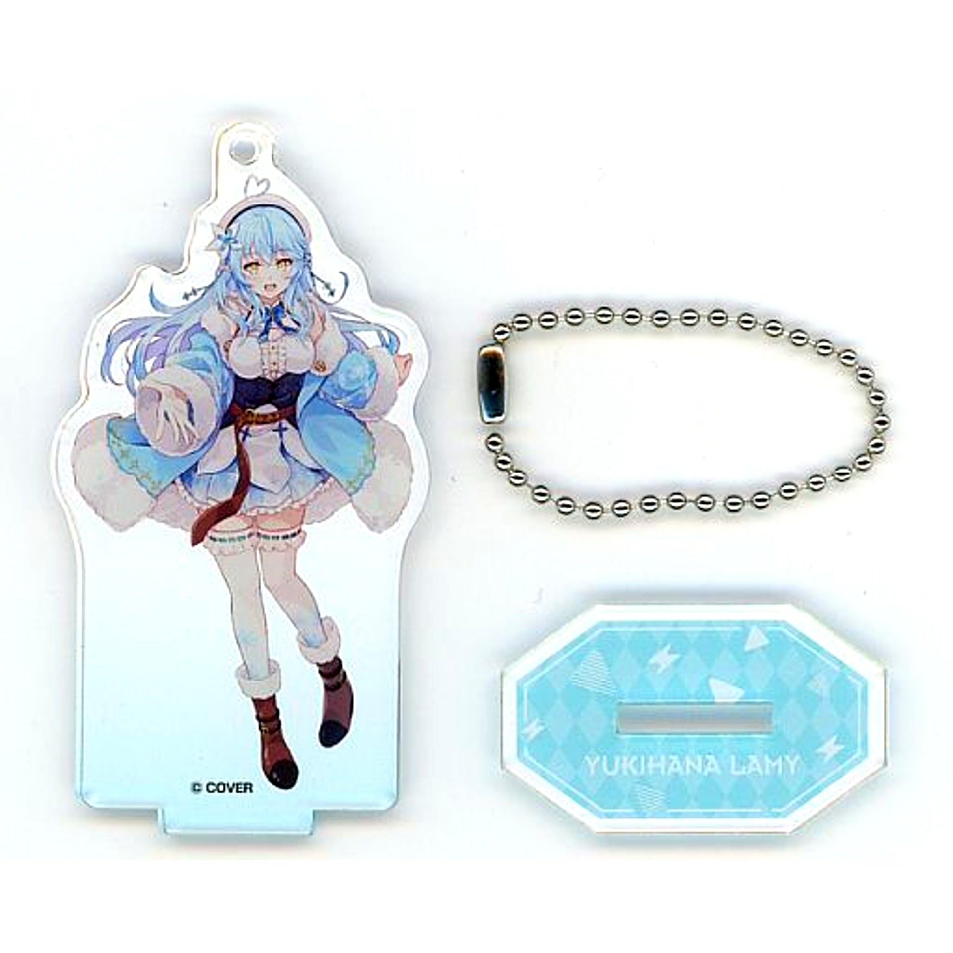 Yukihana Lamy hololive Acrylic Stand Keychain Festival Ver. Weiss Schwarz & ReVerse presents hololive Production Festival [USED]