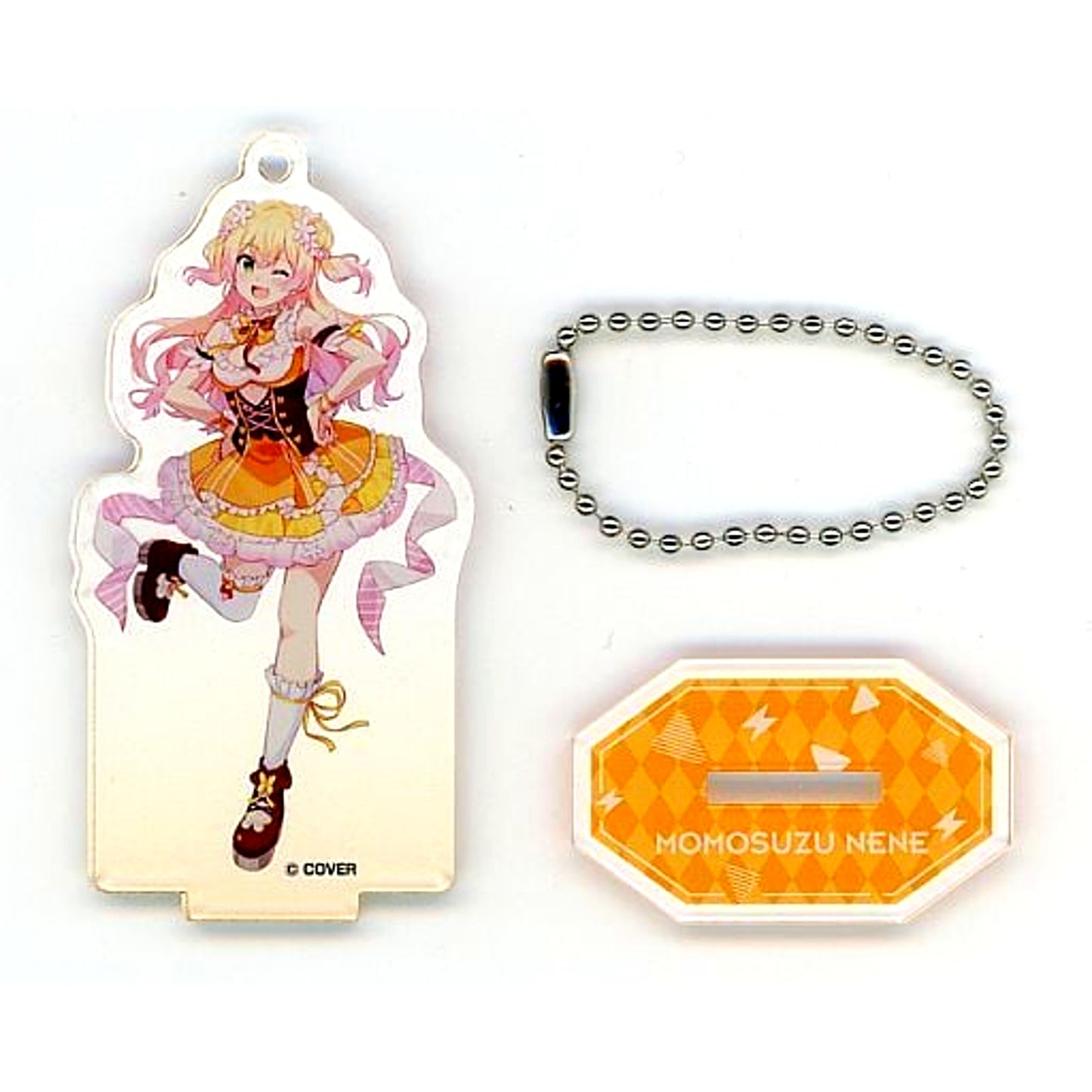 Momosuzu Nene Festival Ver. Hololive Acrylic Stand Keychain Weiss Schwarz & ReVerse presents Hololive Production Festival [USED]