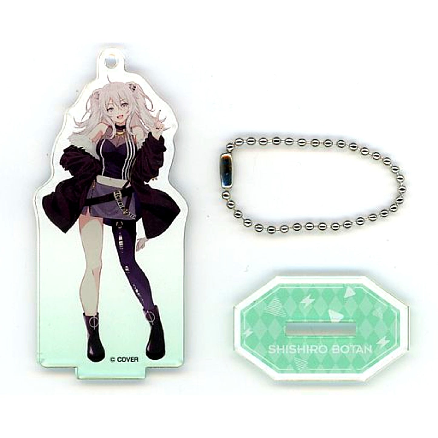 Shishiro Botan Hololive Acrylic Stand Keychain Festival Ver. Weiss Schwarz & ReVerse Hololive Production Fes [USED]