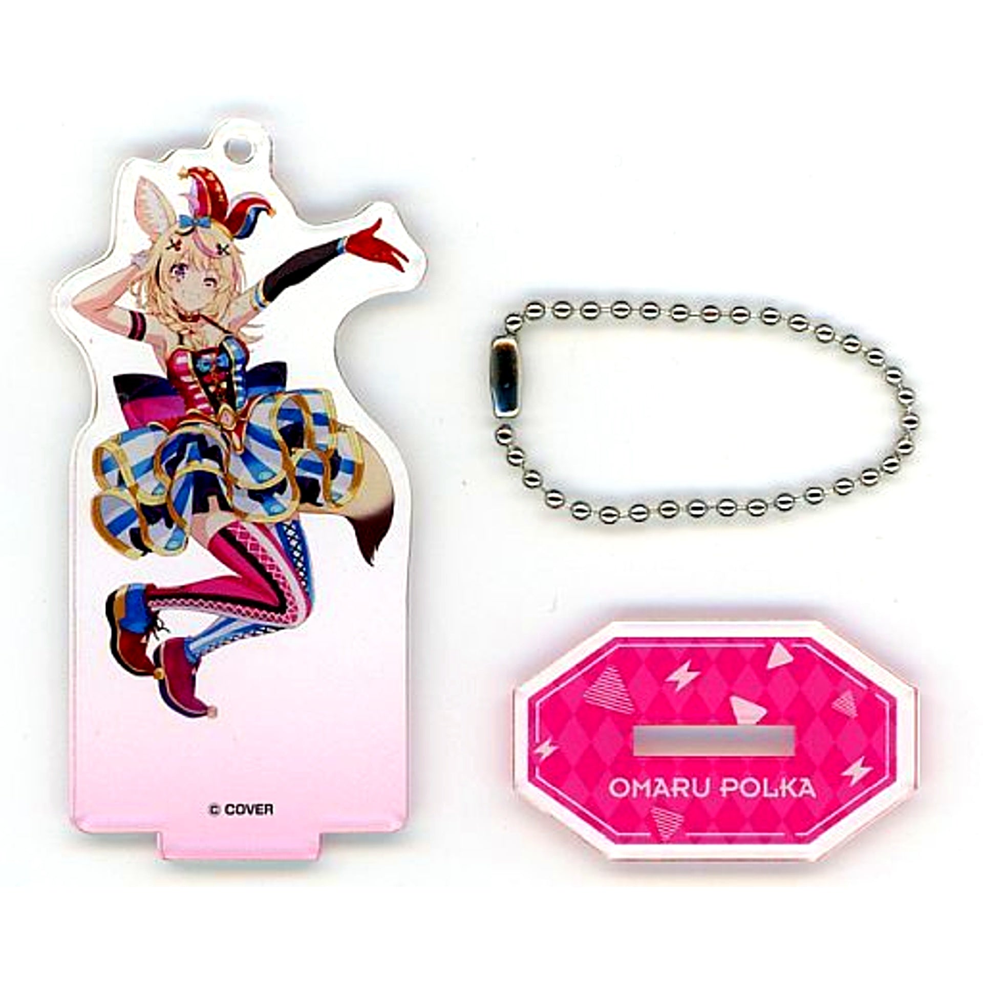 Omaru Polka Hololive Acrylic Stand Keychain Festival Ver. Weiss Schwarz & ReVerse Hololive Production Fes [USED]