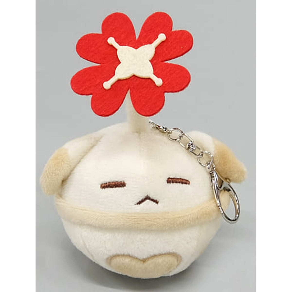 Genshin Worried Straight Shooter Fluffy Mini Strap China Limited Keychains [USED]