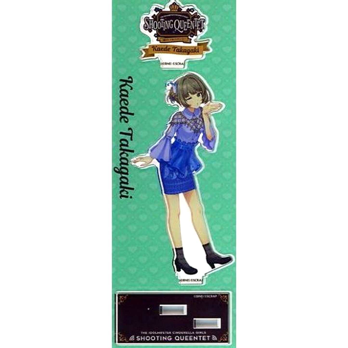 Kaede Takagaki THE IDOLM@STER CINDERELLA GIRLS Acrylic Stand SCRAP SHOOTING QUEENTET [USED]