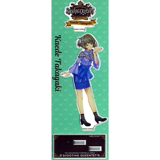 Kaede Takagaki THE IDOLM@STER CINDERELLA GIRLS Acrylic Stand SCRAP SHOOTING QUEENTET [USED]