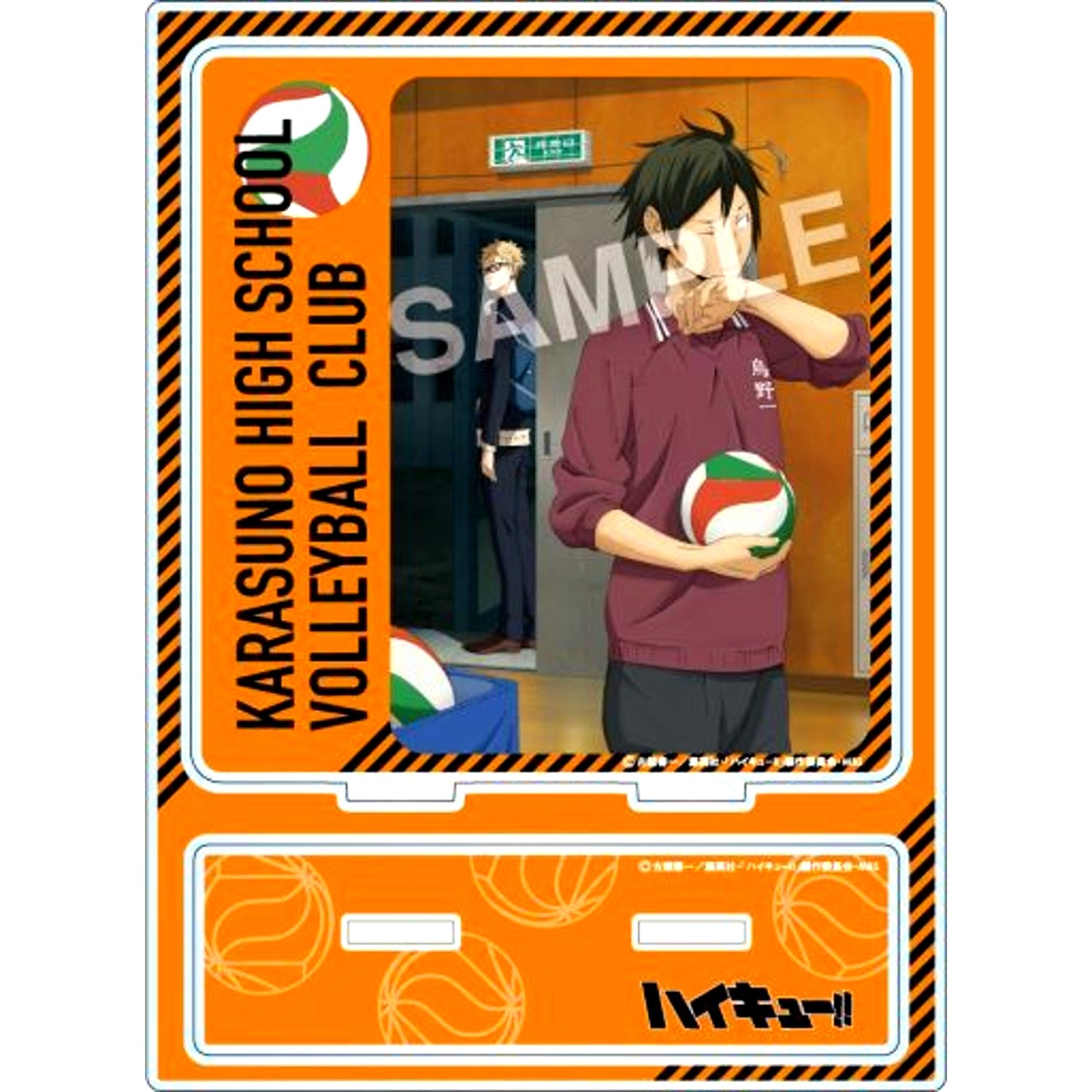 3. Kei Tsukishima & Tadashi Yamaguchi Karasuno High School Volleyball Club Activity Record Acrylic Stand Haikyu!! [USED]