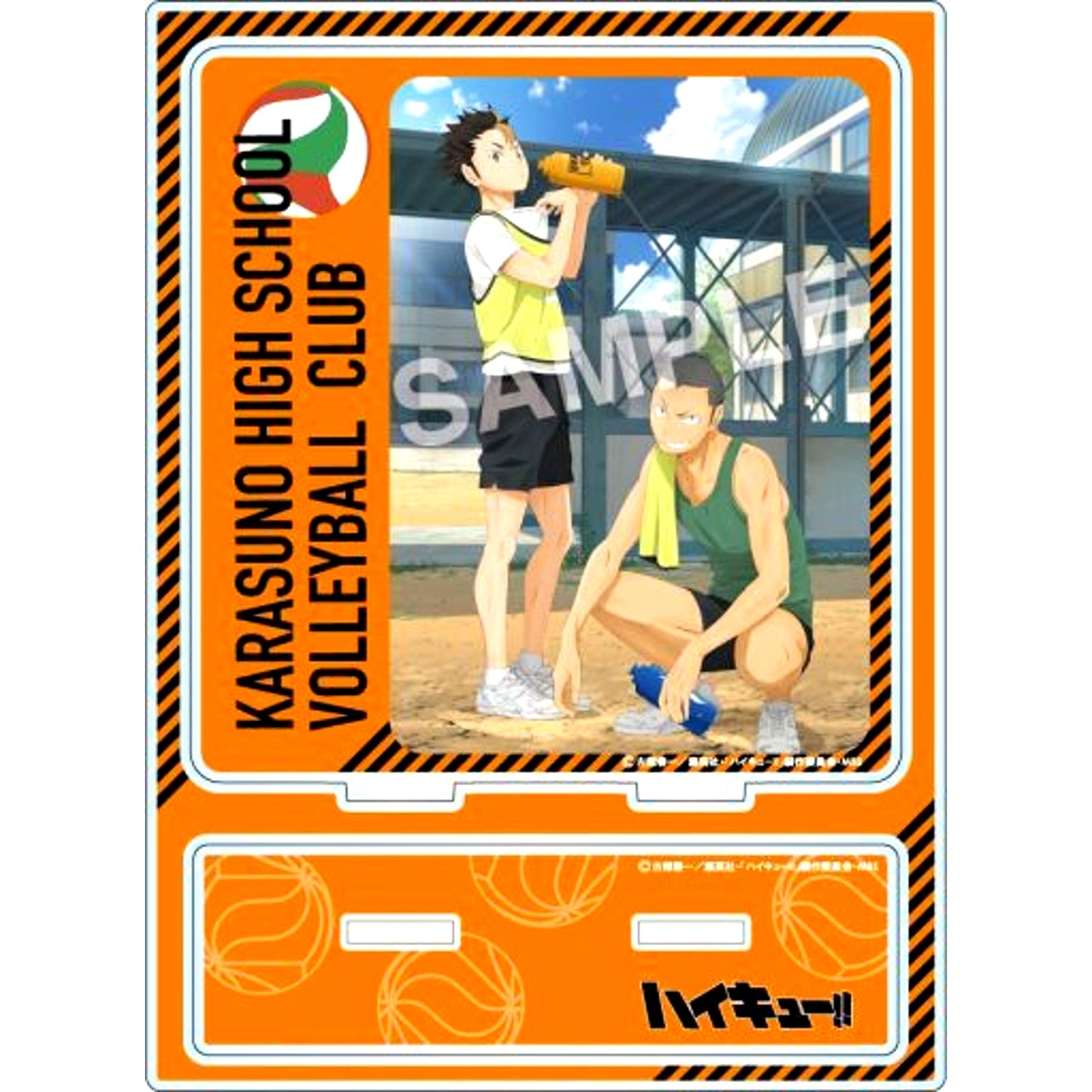 4. Yu Nishinoya & Ryunosuke Tanaka Karasuno High School Volleyball Club Activity Record Acrylic Stand Haikyu!! [USED]