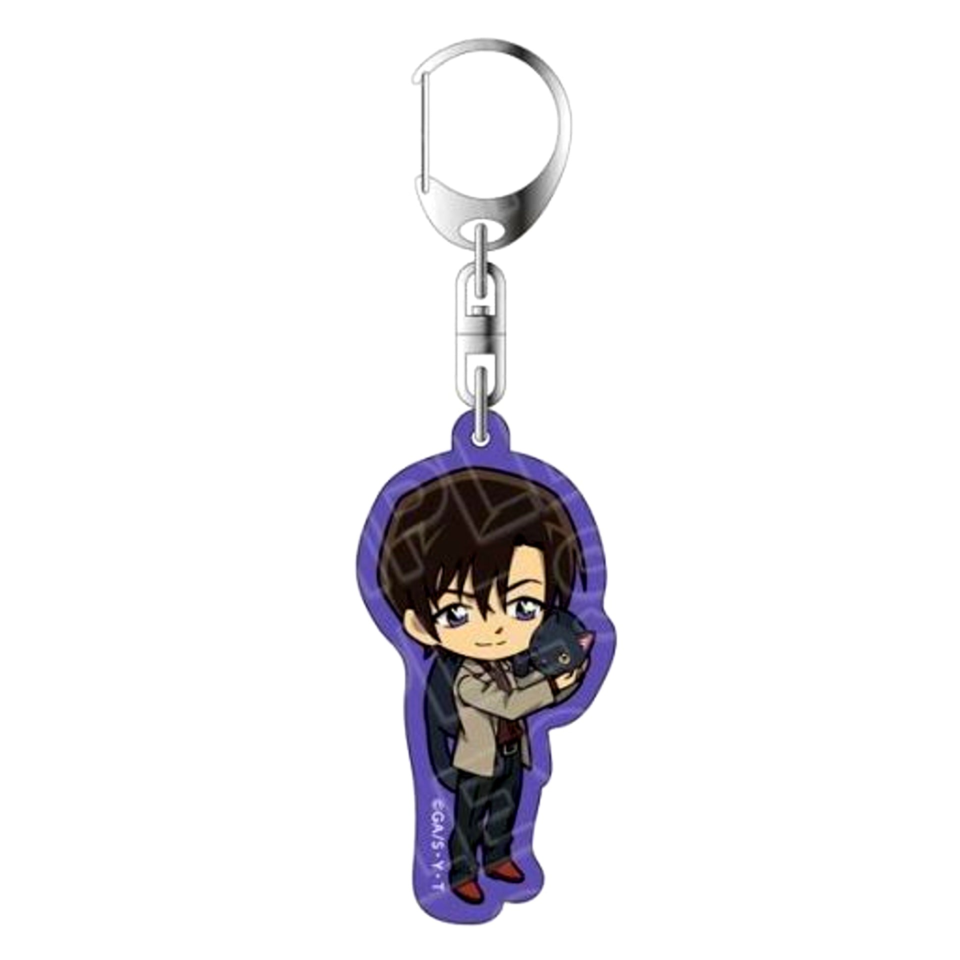 Kenji Hagiwara Deformed Cat Ver. Detective Conan Acrylic Keychain [USED]