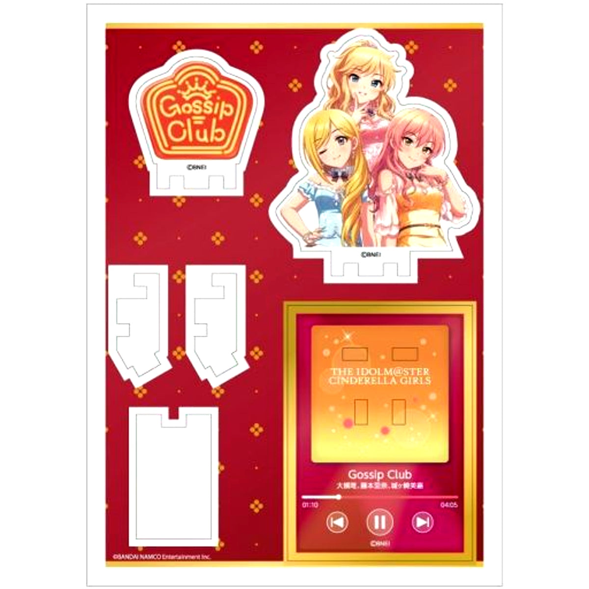 Gossip Club THE IDOLM@STER CINDERELLA GIRLS Now Playing Acrylic Diorama Stand [USED]