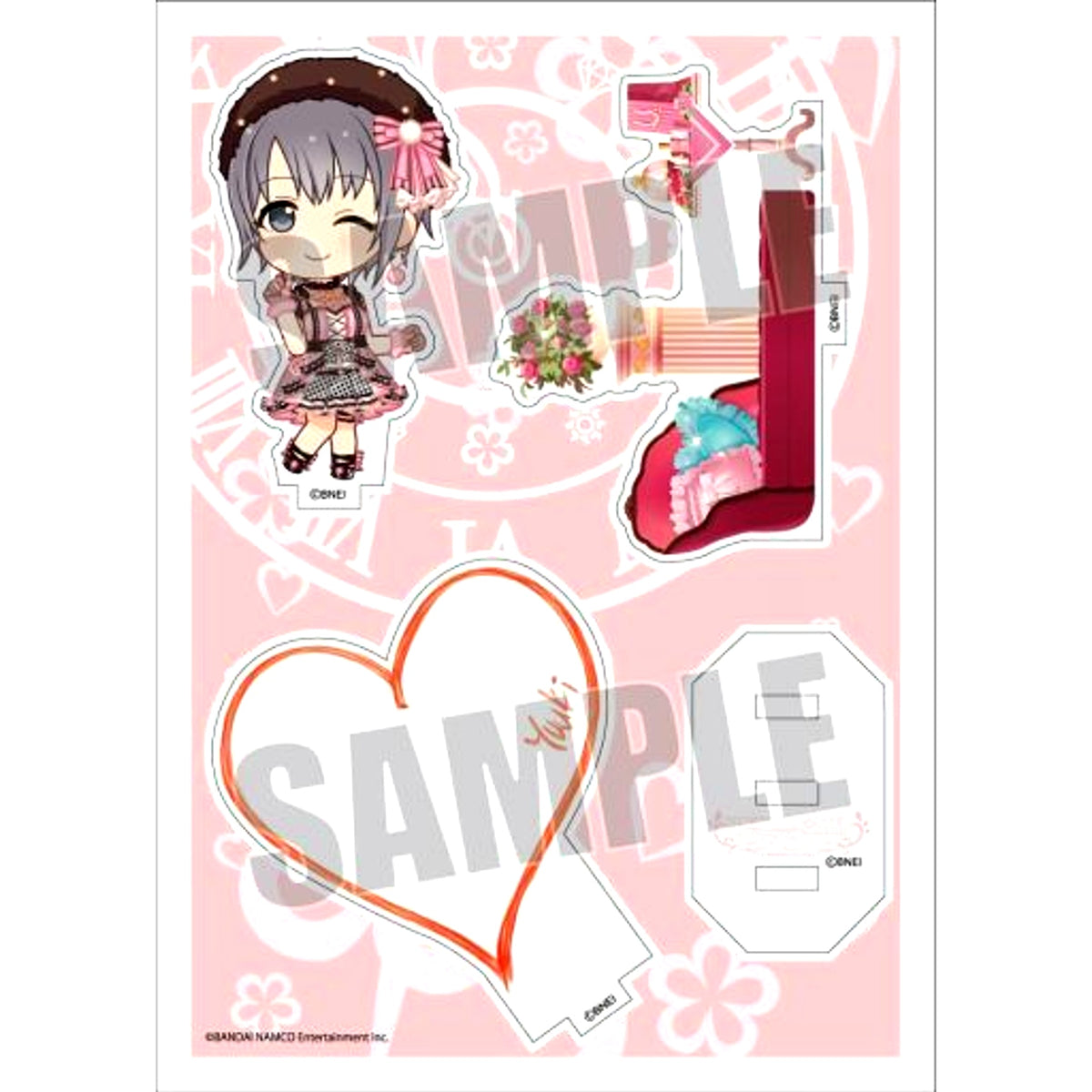 Yuuki Otokura Acrylic Character Plate Petit 27 THE IDOLM@STER Cinderella Girls [USED]