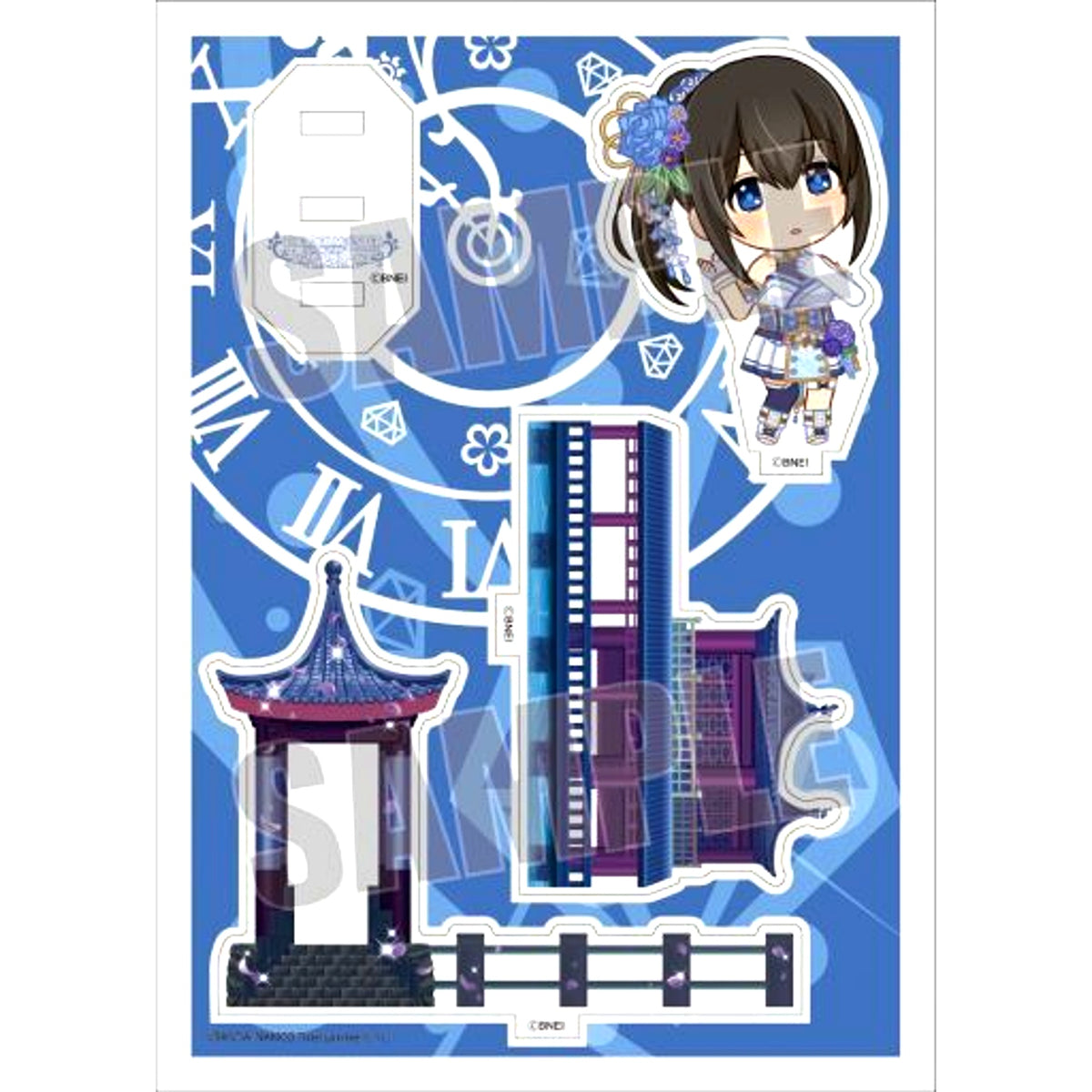 Fumika Sagisawa The Idolmaster Cinderella Girls Acrylic Character Plate Petit 27 [USED]