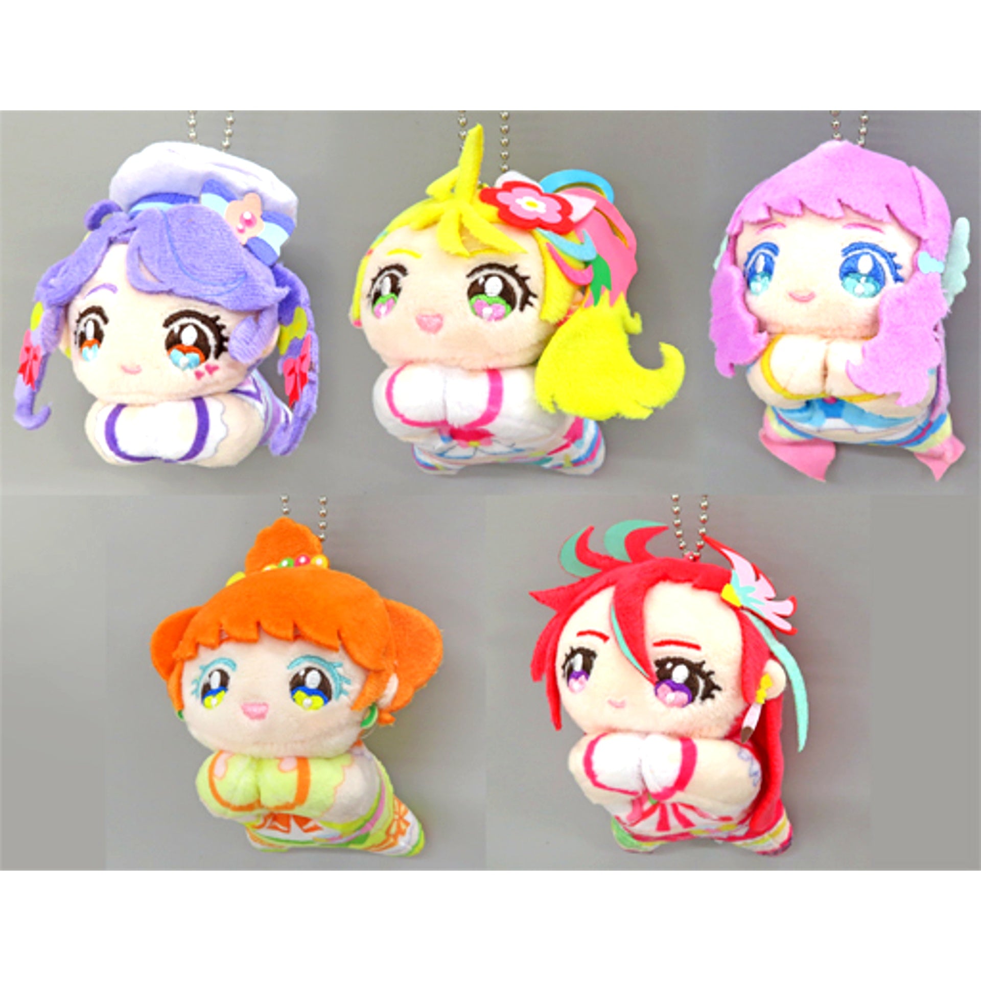 Set of 5 Tropical-Rouge! PreCure Hug Chara Collection [USED]