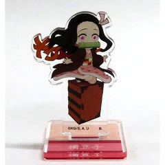 Demon Slayer: Kimetsu no Yaiba Nezuko Kamado Hapikuro Chokon Nokkari Mini Character Acrylic Stand Acrylic Stands [USED]