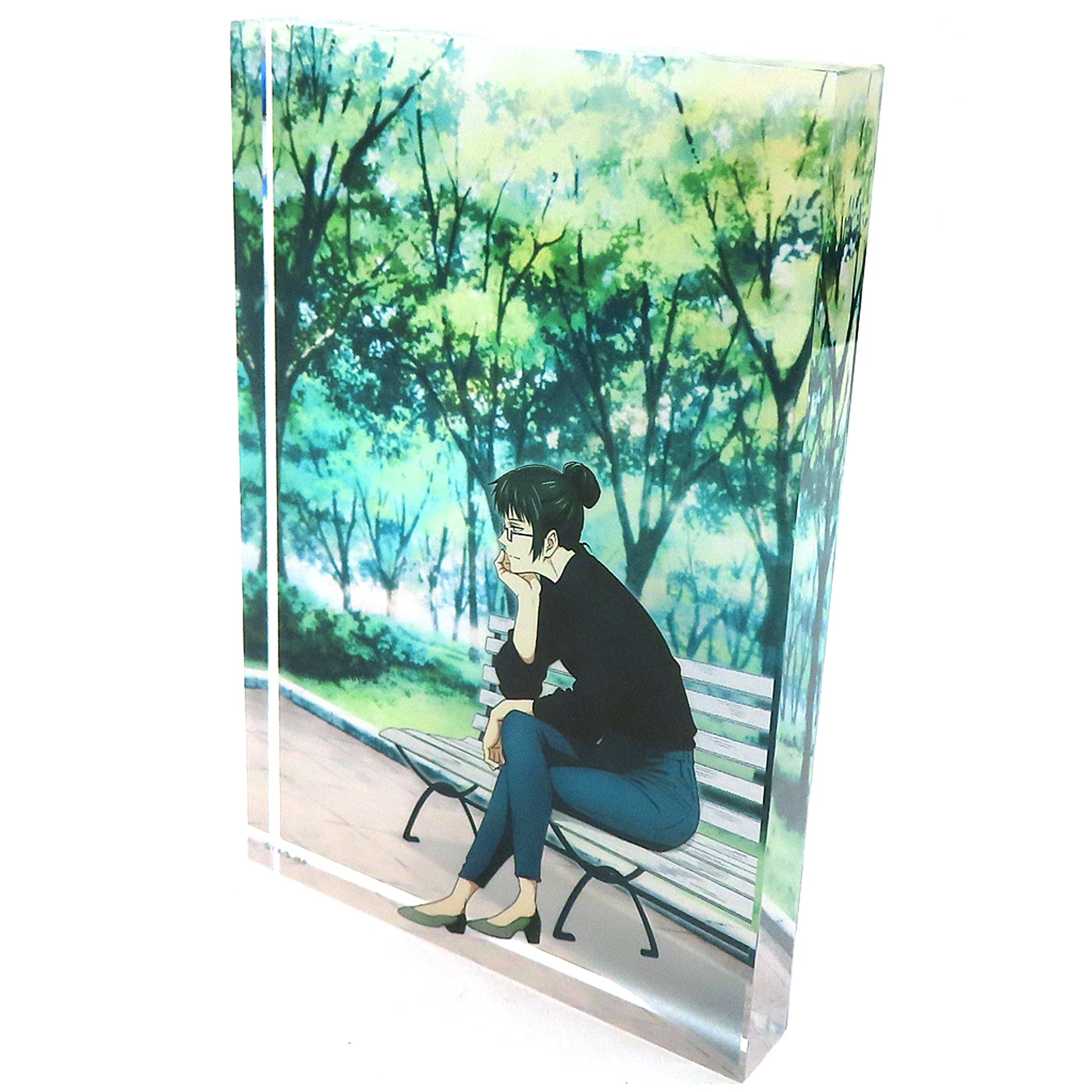 Maki Zenin Acrylic Art Jujutsu Kaisen MAPPA SHOWCASE 10th ANNIVERSARY Goods [USED]