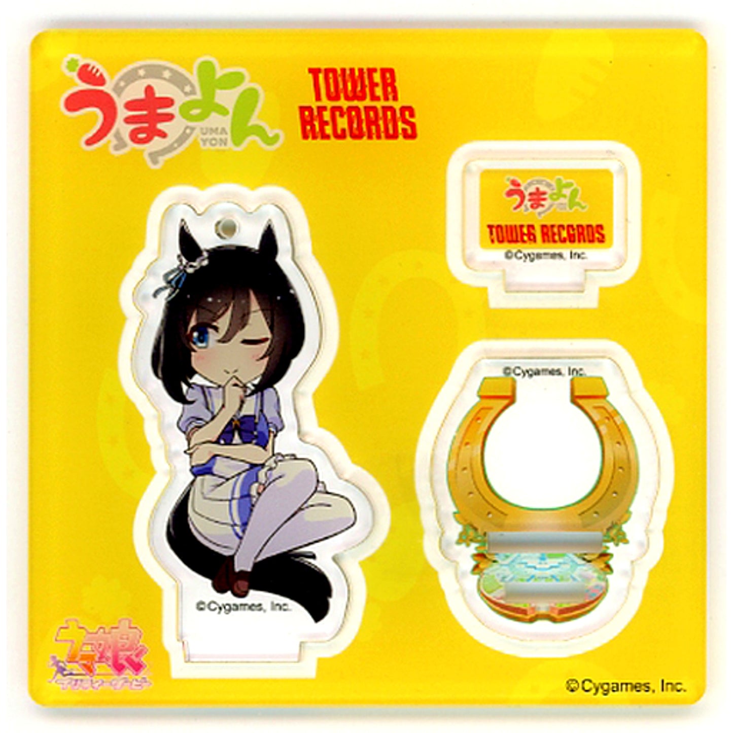 Eishin Flash Umayon x Tower Records Trading Acrylic Stand Keychain [USED]
