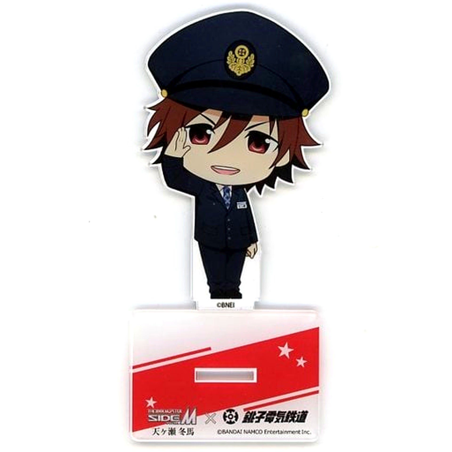 Touma Amagase THE IDOLM@STER SideM Acrylic Stand x Choshi Electric Railway Denshaya Nanoni Jitensha Sougyou! [USED]