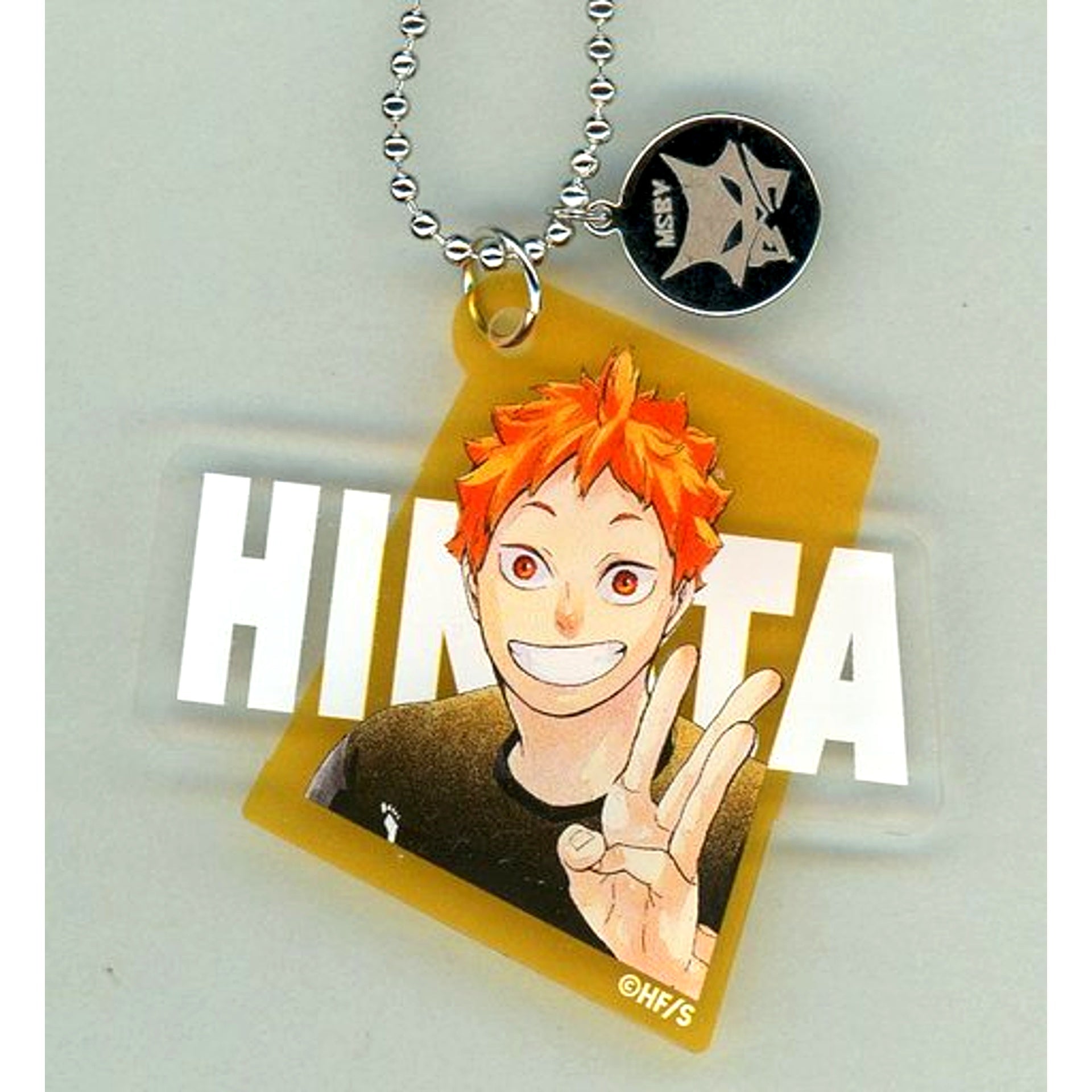 Shoyo Hinata Haikyu!! Exhibition Acrylic Keychain with Metal Plate [USED]