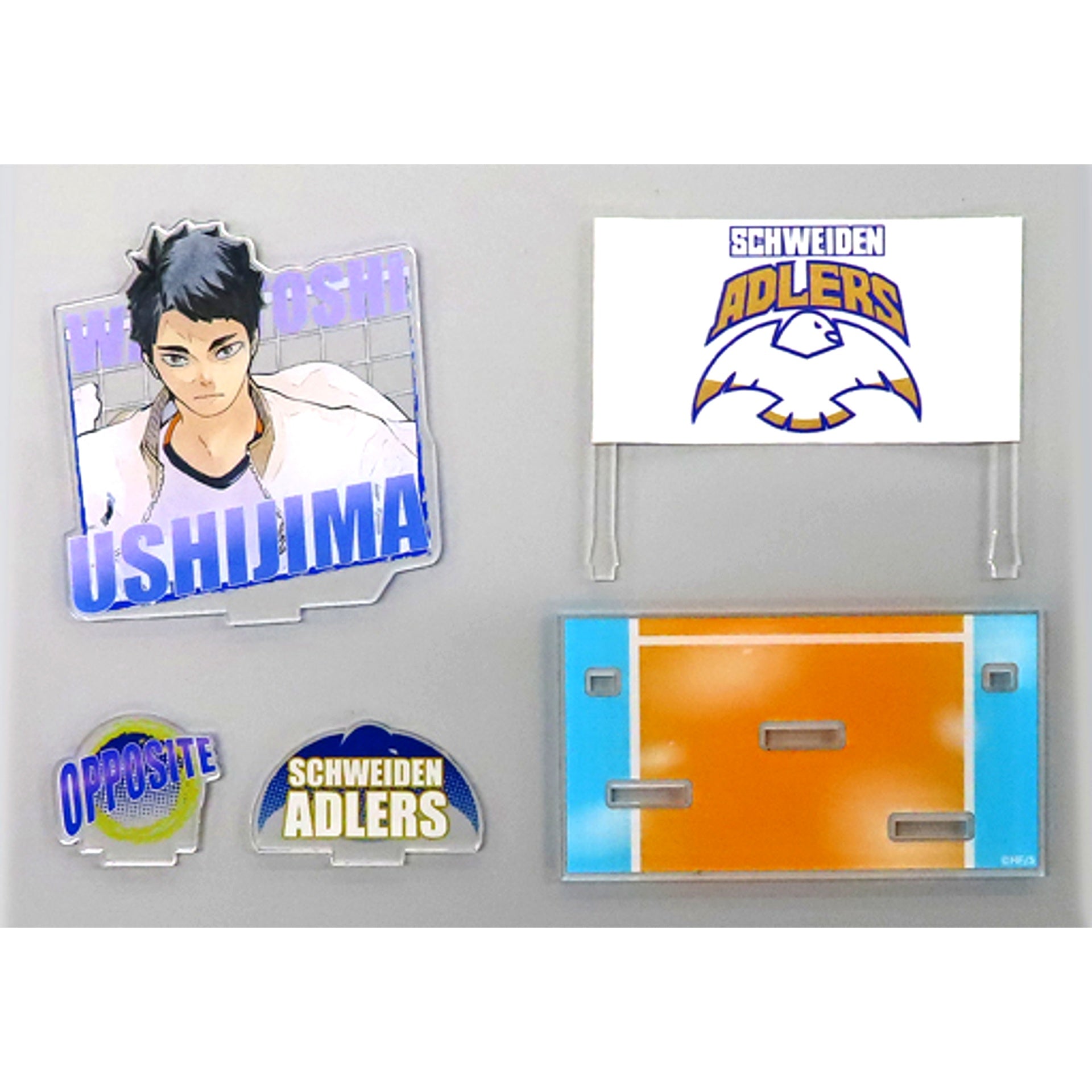 Wakatoshi Ushijima Adlers Haikyu!! Banner Acrylic Stand Exhibition Osaka [USED]