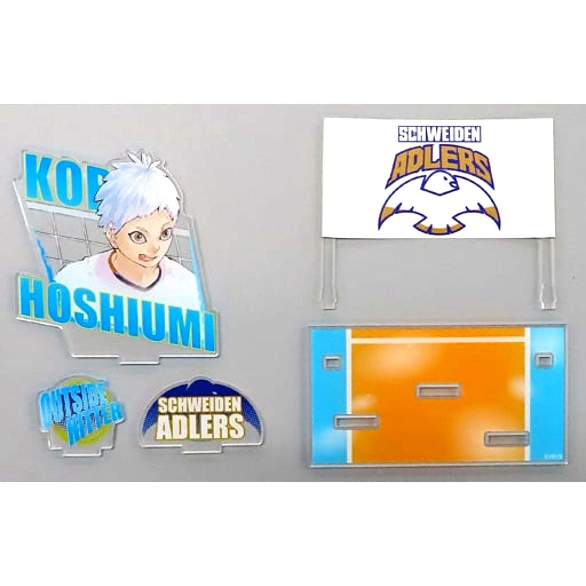 Adlers Korai Hoshiumi Banner Acrylic Stand Haikyu!! Exhibition Osaka [USED]