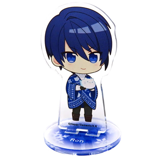 Ren Kisaragi Helios Rising Heroes Random Acrylic Stand Motif Pattern Knit Ver. animatecafe 2nd Edition Limited [USED]