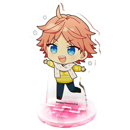 Dino Albani Helios Rising Heroes Random Acrylic Stand Motif Pattern Knit Ver. animatecafe 2nd Edition Limited [USED]
