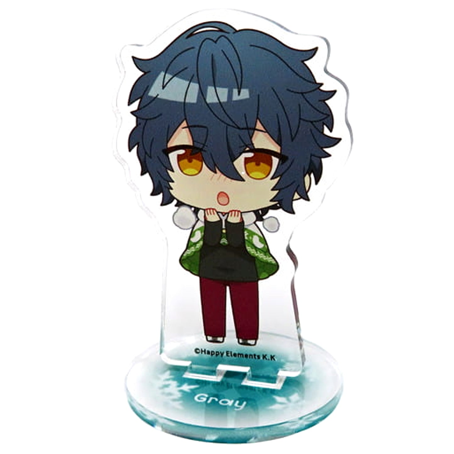 Gray Reverse Helios Rising Heroes Random Acrylic Stand Motif Pattern Knit Ver. animatecafe 2nd Edition Limited [USED]