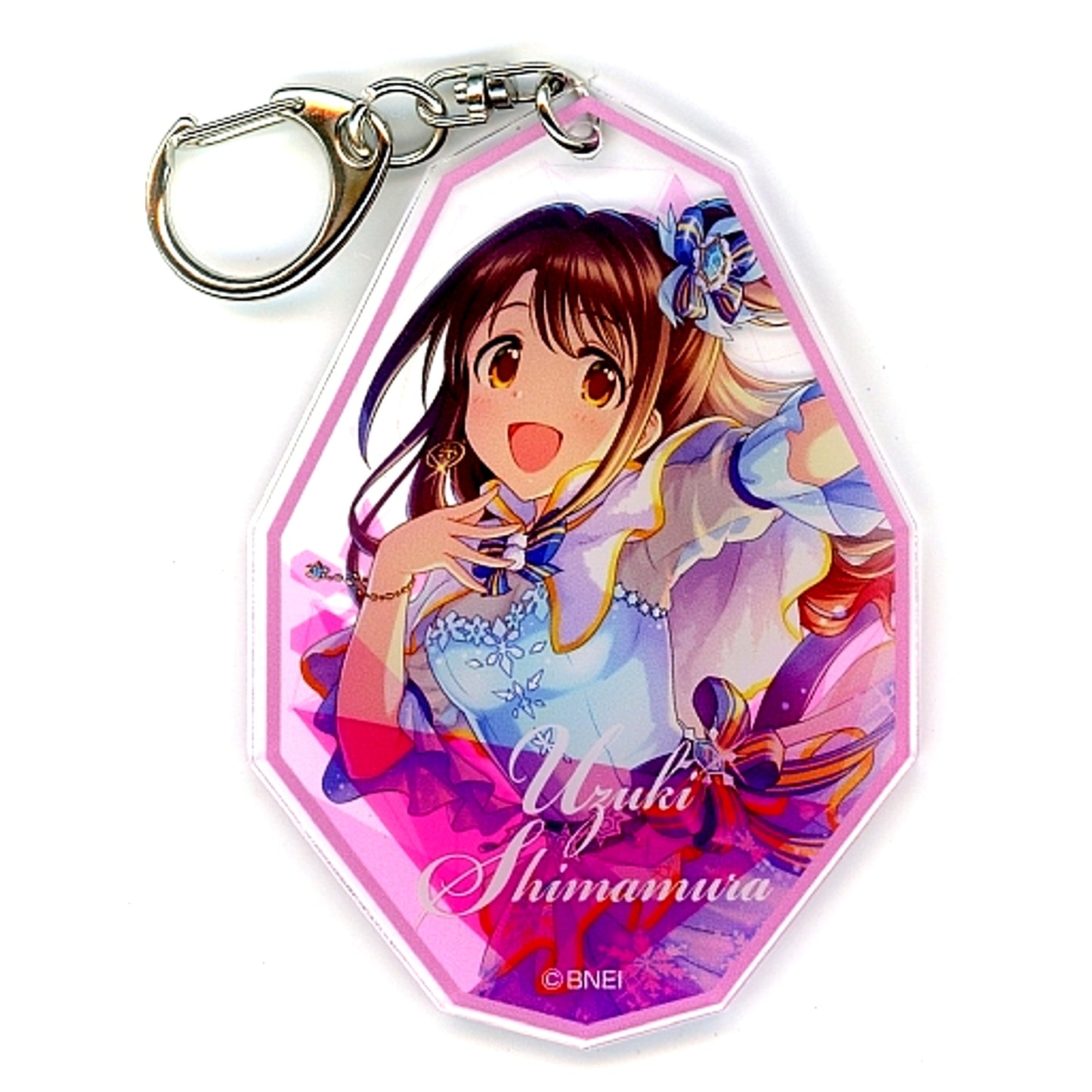 Uzuki Shimamura Magic of the Holy Night Acrylic Keychain The Idolm@ster Cinderella Girls Official Shop Kuji M@STER Prize B [USED]