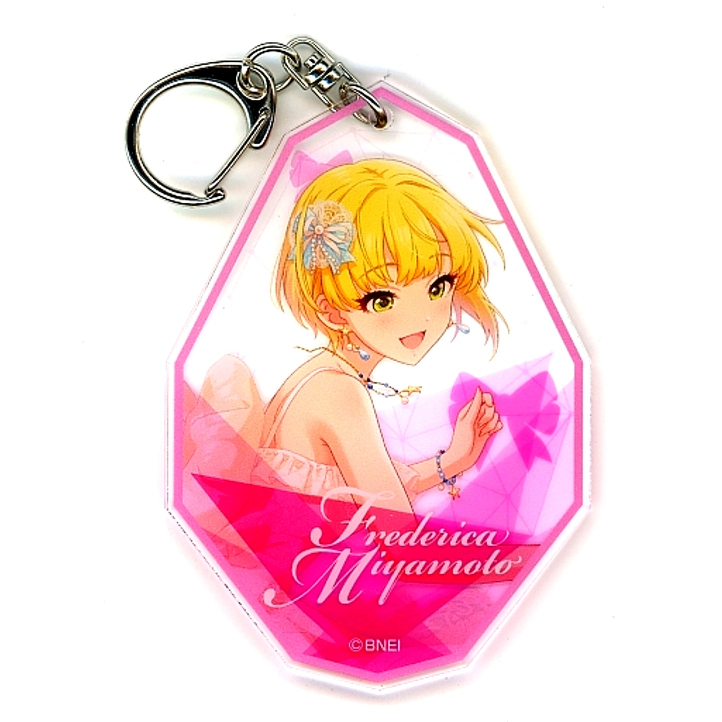 Frederica Miyamoto The Idolm@ster Cinderella Girls Tonde Icchaitaino Acrylic Keychain Official Shop Kuji M@STER Prize B [USED]